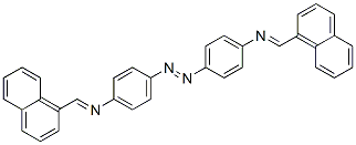 4,4'-Azobis[N-(1-naphthalenylmethylene)benzenamine] CAS#: 69386-90-9