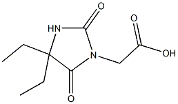 (4,4-DIETHYL-2,5-DIOXOIMIDAZOLIDIN-1-YL)ACETIC ACID CAS#: 714-71-6