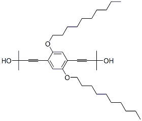 4,4''[2,5-BIS(DECYLOXY)-1,4-PHENYLENE]BIS[2-METHYL-3-BUTYN-2-OL] CAS#: 179264-45-0