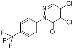 4,5-DICHLORO-2-[4-(TRIFLUOROMETHYL)PHENYL]PYRIDAZIN-3(2H)-ONE CAS#: 62436-07-1