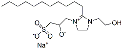 4,5-dihydro-1-(2-hydroxyethyl)-3-(2-hydroxy-3-sulphonatopropyl)-2-undecyl-1H-imidazolium, monosodium salt CAS#: 68039-23-6