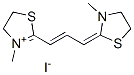 4,5-dihydro-3-methyl-2-[3-(3-methylthiazolidin-2-ylidene)prop-1-enyl]thiazolium iodide CAS#: 68921-78-8