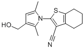 4,5,6,7-TETRAHYDRO-2-[3-(HYDROXYMETHYL)-2,5-DIMETHYL-1H-PYRROL-1-YL]-BENZO[B]THIOPHENE-3-CARBONITRILE CAS#: 674788-80-8