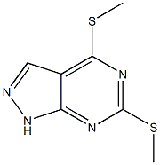 4,6-Bis(methylthio)-1H-pyrazolo[3,4-d]pyrimidine CAS#: 6288-89-7