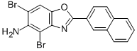 4,6-DIBROMO-2-(2-NAPHTHYL)-1,3-BENZOXAZOL-5-AMINE CAS#: 637303-05-0