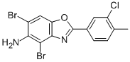 4,6-DIBROMO-2-(3-CHLORO-4-METHYLPHENYL)-1,3-BENZOXAZOL-5-AMINE CAS#: 637303-15-2