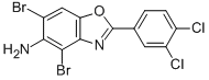 4,6-DIBROMO-2-(3,4-DICHLOROPHENYL)-1,3-BENZOXAZOL-5-AMINE CAS#: 637303-13-0
