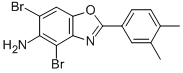 4,6-DIBROMO-2-(3,4-DIMETHYLPHENYL)-1,3-BENZOXAZOL-5-AMINE CAS#: 637302-96-6
