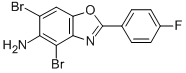 4,6-DIBROMO-2-(4-FLUOROPHENYL)-1,3-BENZOXAZOL-5-AMINE CAS#: 637302-88-6