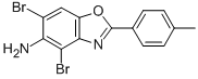4,6-DIBROMO-2-(4-METHYLPHENYL)-1,3-BENZOXAZOL-5-AMINE CAS#: 637302-95-5
