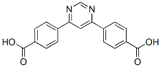4,6-Di(4-carboxyphenyl)pyrimidine CAS#: 609356-00-5