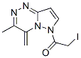 4,6-Dihydro-6-(iodoacetyl)-3-methyl-4-methylenepyrazolo[5,1-c][1,2,4]triazine CAS#: 6763-71-9