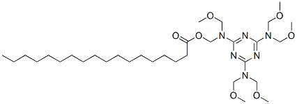 [[4,6-bis[bis(methoxymethyl)amino]-1,3,5-triazin-2-yl](methoxymethyl)amino]methyl stearate CAS#: 68413-84-3