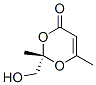 4H-1,3-Dioxin-4-one, 2-(hydroxymethyl)-2,6-dimethyl-, (2S)- (9CI) CAS#: 525600-95-7