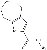 4H-Cyclohepta[b]thiophene-2-carboxylicacid,5,6,7,8-tetrahydro-,hydrazide(9CI) CAS#: 588696-80-4