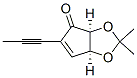 4H-Cyclopenta-1,3-dioxol-4-one,3a,6a-dihydro-2,2-dimethyl-5-(1-propynyl)-,(3aS,6aS)-(9CI) CAS#: 683276-33-7
