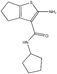 4H-Cyclopenta[b]thiophene-3-carboxamide,2-amino-N-cyclopentyl-5,6- CAS#: 590358-28-4