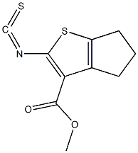 4H-Cyclopenta[b]thiophene-3-carboxylicacid,5,6-dihydro-2-isothiocyanato-,methylester(9CI) CAS#: 588676-82-8