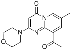 4H-Pyrido[1,2-a]pyrimidin-4-one,9-acetyl-7-methyl-2-(4-morpholinyl)- CAS#: 663619-91-8
