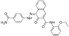 (4Z)-4-[(4-carbamoylphenyl)hydrazinylidene]-N-(2-ethoxyphenyl)-3-oxo-n aphthalene-2-carboxamide CAS#: 63661-01-8