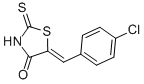 5-[1-(4-CHLORO-PHENYL)-METH-(Z)-YLIDENE]-2-THIOXO-THIAZOLIDIN-4-ONE CAS#: 6318-37-2