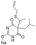 5-[1-(Allylthio)ethyl]-5-isobutyl-2-sodiooxy-4,6(1H,5H)-pyrimidinedione CAS#: 66941-88-6