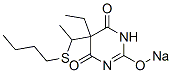 5-[1-(Butylthio)ethyl]-5-ethyl-2-sodiooxy-4,6(1H,5H)-pyrimidinedione CAS#: 67050-64-0