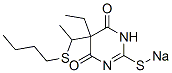 5-[1-(Butylthio)ethyl]-5-ethyl-2-sodiothio-4,6(1H,5H)-pyrimidinedione CAS#: 67050-67-3
