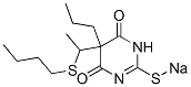 5-[1-(Butylthio)ethyl]-5-propyl-2-sodiothio-4,6(1H,5H)-pyrimidinedione CAS#: 67114-20-9