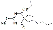 5-[1-(Ethylthio)ethyl]-5-hexyl-2-sodiooxy-4,6(1H,5H)-pyrimidinedione CAS#: 67051-03-0