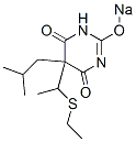 5-[1-(Ethylthio)ethyl]-5-isobutyl-2-sodiooxy-4,6(1H,5H)-pyrimidinedione CAS#: 67051-05-2