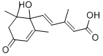 5-(1-HYDROXY-2,6,6-TRIMETHYL-4-OXOCYCLOHEX-2-ENYL)-3-METHYLPENTA-2,4-DIENOIC ACID CAS#: 7773-56-0