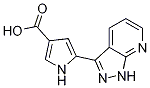 5-(1H-pyrazolo[3,4-b]pyridin-3-yl)-1H-pyrrole-3-carboxylic acid CAS#: 658695-85-3