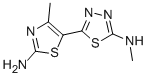 5-(2-AMINO-4-METHYL-1,3-THIAZOL-5-YL)-N-METHYL-1,3,4-THIADIAZOL-2-AMINE CAS#: 637326-90-0