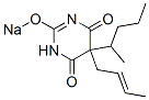 5-(2-Butenyl)-5-(1-methylbutyl)-2-sodiooxy-4,6(1H,5H)-pyrimidinedione CAS#: 67050-09-3