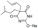 5-(2-Butenyl)-5-(3-methylbutyl)-2-sodiooxy-4,6(1H,5H)-pyrimidinedione CAS#: 67050-10-6