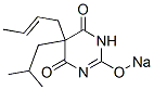 5-(2-Butenyl)-5-isobutyl-2-sodiooxy-4,6(1H,5H)-pyrimidinedione CAS#: 67050-01-5