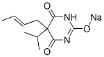 5-(2-Butenyl)-5-isopropyl-2-sodiooxy-4,6(1H,5H)-pyrimidinedione CAS#: 67050-06-0