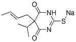 5-(2-Butenyl)-5-isopropyl-2-sodiothio-4,6(1H,5H)-pyrimidinedione CAS#: 67050-08-2