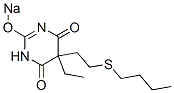 5-[2-(Butylthio)ethyl]-5-ethyl-2-sodiooxy-4,6(1H,5H)-pyrimidinedione CAS#: 67050-65-1
