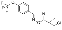 5-(2-CHLORO-1,1-DIMETHYLETHYL)-3-[4-(TRIFLUOROMETHOXY)PHENYL]-1,2,4-OXADIAZOLE CAS#: 680216-04-0