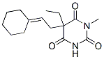 5-(2-Cyclohexylideneethyl)-5-ethyl-1-methyl-2,4,6(1H,3H,5H)-pyrimidinetrione CAS#: 66940-55-4