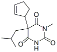 5-(2-Cyclopentenyl)-5-isobutyl-1-methylbarbituric acid CAS#: 66940-62-3