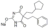 5-(2-Cyclopentylethyl)-5-phenethyl-2-sodiooxy-4,6(1H,5H)-pyrimidinedione CAS#: 66940-71-4