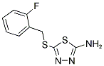 5-(2-FLUORO-BENZYLSULFANYL)-[1,3,4]THIADIAZOL-2-YLAMINE CAS#: 6080-36-0