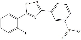 5-(2-Fluorophenyl)-3-(3-nitrophenyl)-1,2,4-oxadiazole CAS#: 693236-20-3