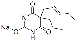 5-(2-Pentenyl)-5-propyl-2-sodiooxy-4,6(1H,5H)-pyrimidinedione CAS#: 64082-40-2