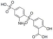 5-[(2-amino-4-sulphophenyl)sulphonyl]salicylic acid CAS#: 6421-84-7