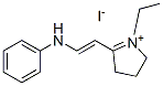 5-(2-anilinovinyl)-1-ethyl-3,4-dihydro-2H-pyrrolium iodide CAS#: 69343-05-1