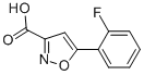 5-(2-fluorophenyl)isoxazole-3-carboxylic acid CAS#: 668970-73-8